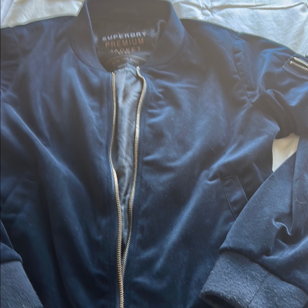 Superdry Navy Bomber Jacket